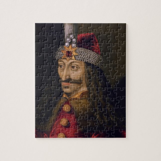 Vlad tepes Impaler Voivode portrait Dracula histor Jigsaw Puzzle (Vertical)