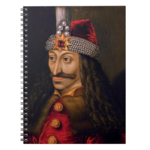Vlad tepes Impaler Voivode portrait Dracula histor Notebook