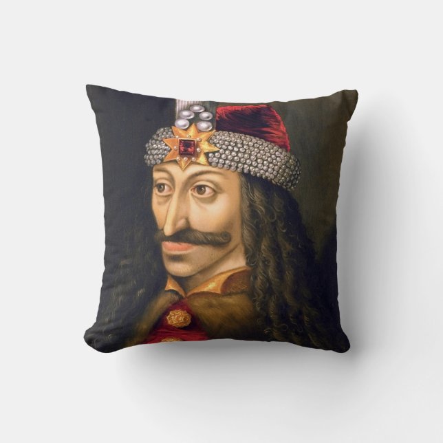 Vlad the Impaler Accent Pillow (Front)