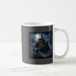 Vlad The Impaler Dark Medieval Castle Art Coffee Mug