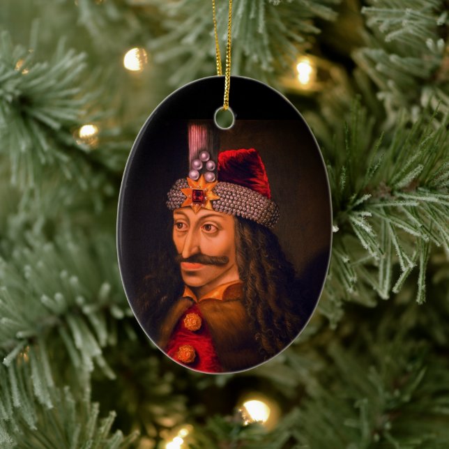 Vlad the Impaler - Dracula Ceramic Ornament (Tree)