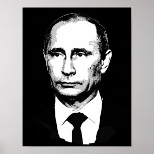 Vladamir Putin Face Poster