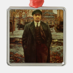 Vladimir Ilyich Lenin  at Smolny, c.1925 Metal Ornament