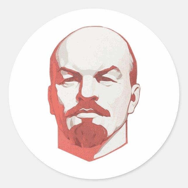 Vladimir Lenin Classic Round Sticker (Front)