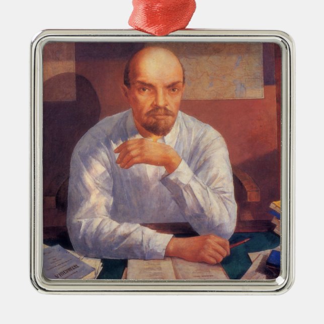 Vladimir Lenin (Russian Communist Politician) Metal Ornament (Front)