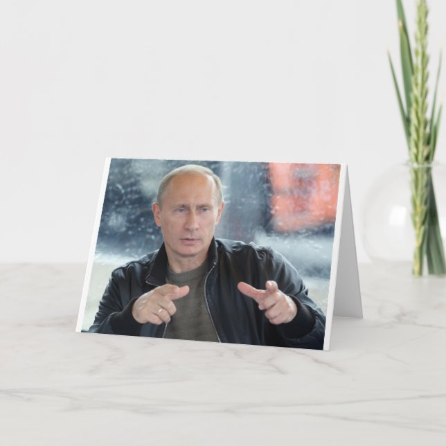 Vladimir Putin Card (Front)