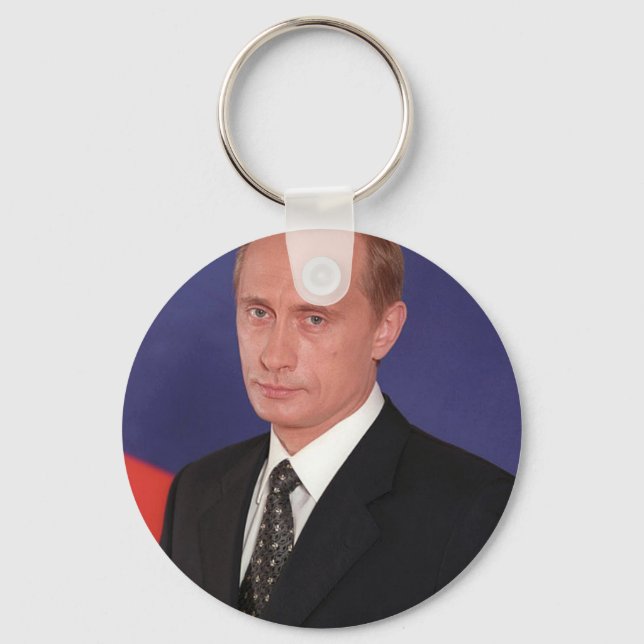 Vladimir Putin Gear Key Ring (Front)
