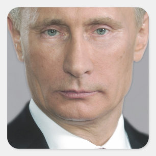 Vladimir Putin Gear Square Sticker