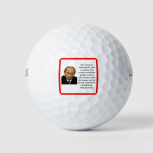 Vladimir Putin Golf Balls