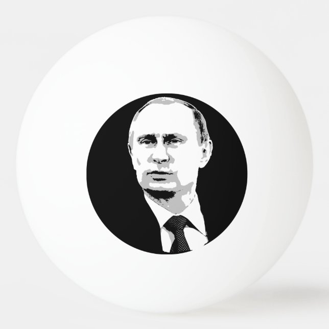 Vladimir Putin Ping Pong Ball (Front)