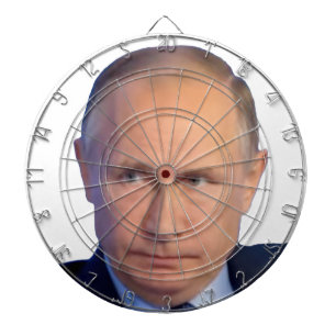 Vladimir Putin President of Russia Dartboard