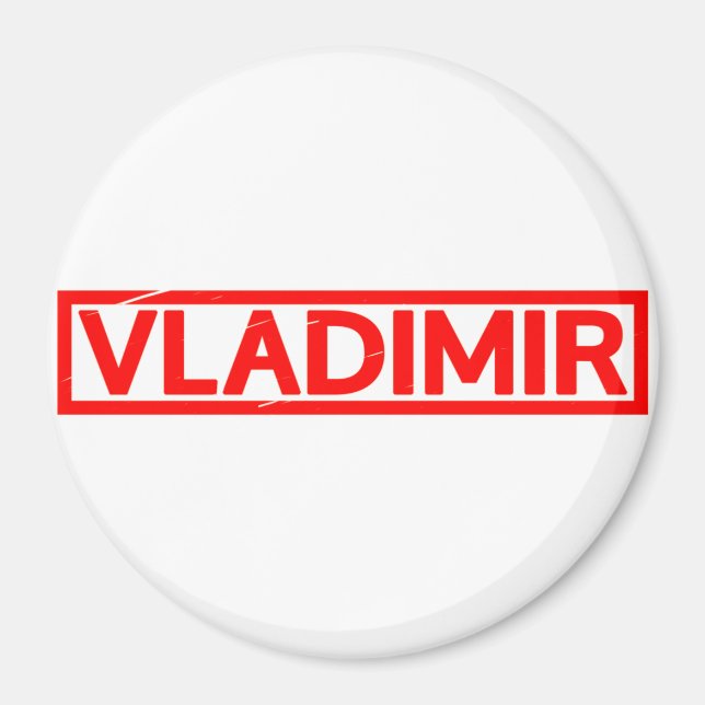 Vladimir Stamp Magnet (Front)