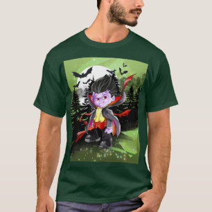 Vladimir the vampire on Green T-Shirt