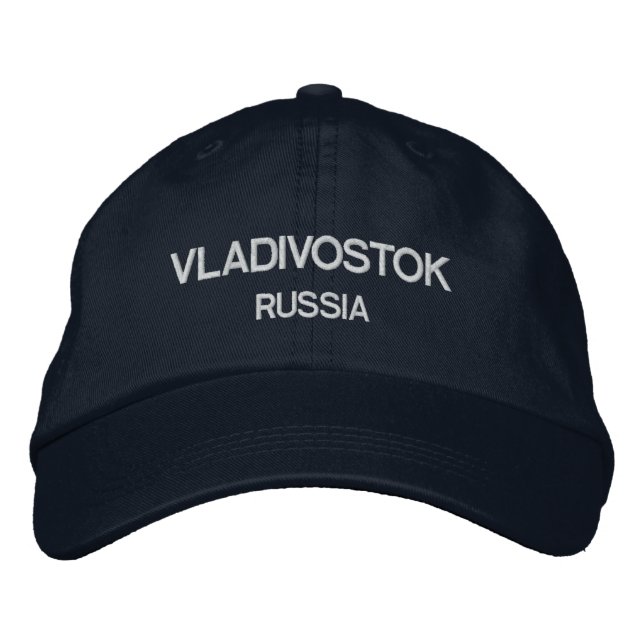 Vladivostok Russia Custom Baseball Hat (Front)