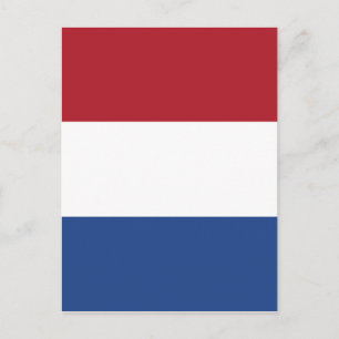 Vlag van Nederland - Flag of the Netherlands Postcard