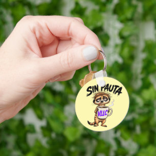 VLLC No Script Argentina Funny Political Meerkat M Key Ring