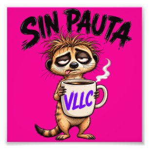 VLLC No Script Argentina Funny Political Meerkat M Photo Print