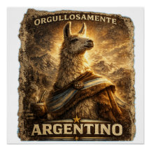 VLLC Proudly Argentine Llama Mate Patriotic