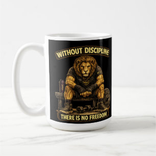 VLLC Without Discipline There Is No Freedom Gym Coffee Mug