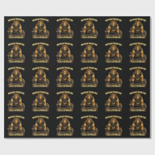 VLLC Without Discipline There Is No Freedom Gym Wrapping Paper