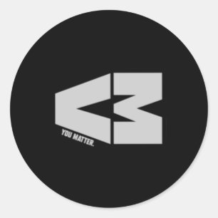 Vm You  Classic Round Sticker