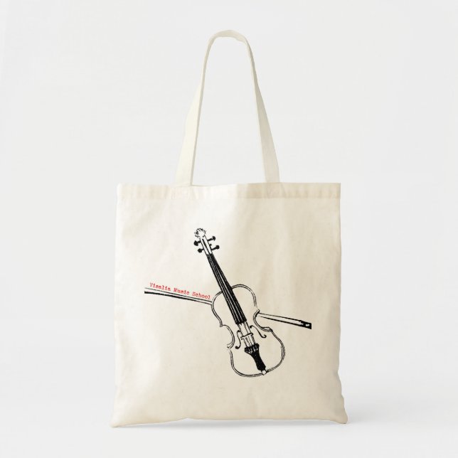 VMS Violin Tote Bag (Front)