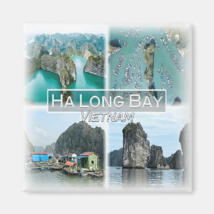 VN0014 Asia, Vietnam, Ha Long Bay, Fridge  Magnet