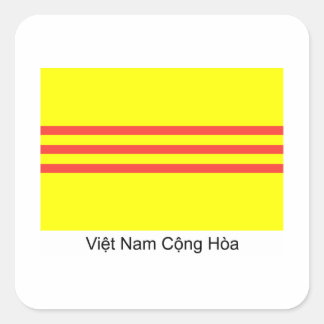 VNCH Flag Square Sticker