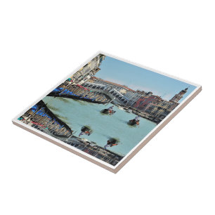VNT001 VENICE, RIALTO BRIDGE, Italy, Ceramic Tile