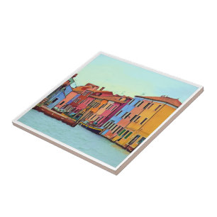 VNT005 BURANO, VENICE, Venetian Lagoon, Ceramic Tile