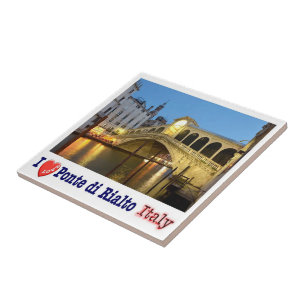 VNT029 VENICE, Rialto Bridge, Italy, Ceramic Tile
