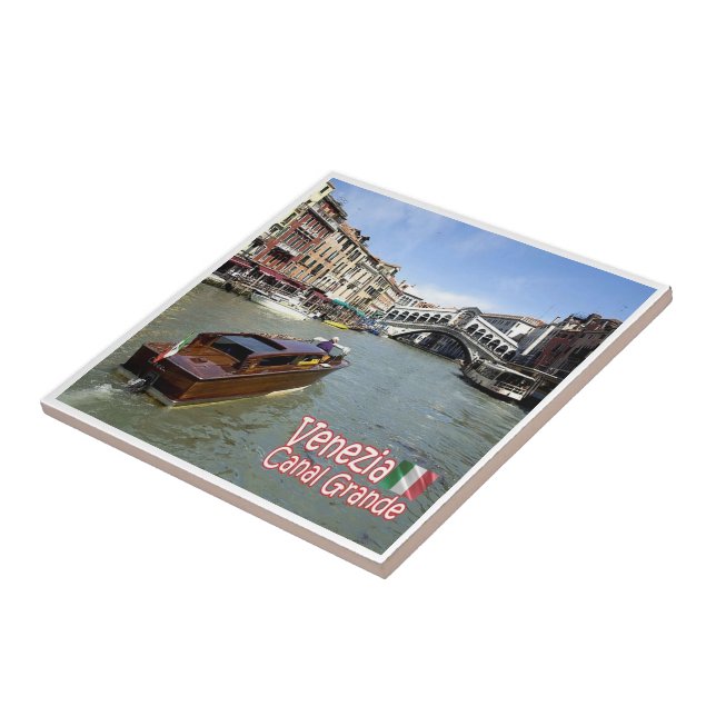 VNT040 VENICE, Panorama, Veneto, Italy, Ceramic Tile (Side)