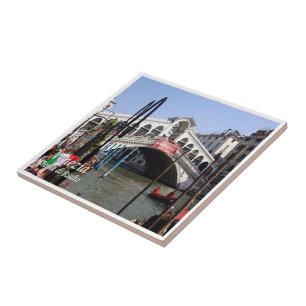 VNT047 VENICE, RIALTO BRIDGE, Italy, Ceramic Tile