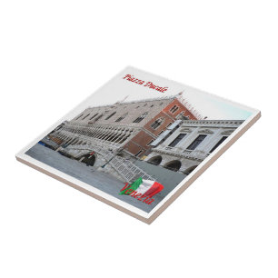 VNT054 VENICE, Square Ducale,Veneto, Italy, Ceramic Tile