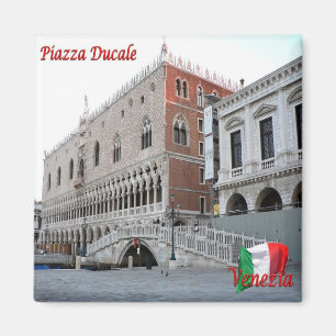 VNT054 VENICE, Square Ducale,Veneto, Italy, Fridge Magnet