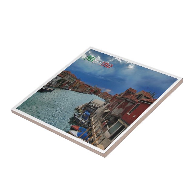 VNT055 VENICE, MURANO, Veneto, Italy, Ceramic Tile (Side)