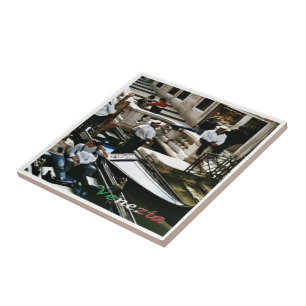 VNT060 VENICE, Gondolas, Veneto, Italy, Ceramic Tile