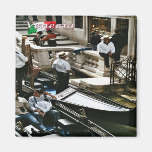 VNT061 VENICE, Gondolas, Veneto, Italy, Fridge Magnet
