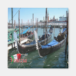 VNT062 VENICE, Gondolas, Veneto, Italy, Fridge Magnet