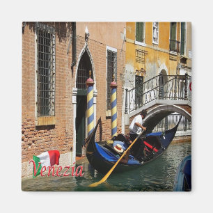 VNT064 VENICE, Gondolas, Veneto, Italy, Fridge Magnet