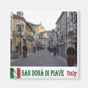VNT102 SAN DONA' DEL PIAVE,Historic Centre, Fridge Magnet