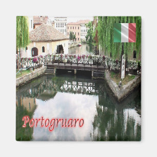 VNT103 PORTOGRUARO, Veneto, Italy, Fridge Magnet
