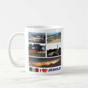 VNT113 JESOLO I Love, Mosaic, Italy, Coffee Mug