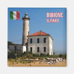VNT121 BIBIONE, Lighthouse, Veneto, Italy, Fridge Magnet
