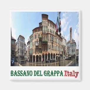 VNT124 BASSANO DEL GRAPPA, P.zza Liberta', Fridge Magnet