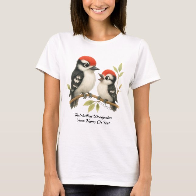 Vocal Red-bellied Woodpecker T-Shirt (Front)