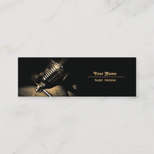Vocalist - Business Profile Card (Front)