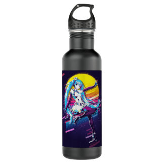 Vocaloid Ha sune Miku Re ro Classic      710 Ml Water Bottle