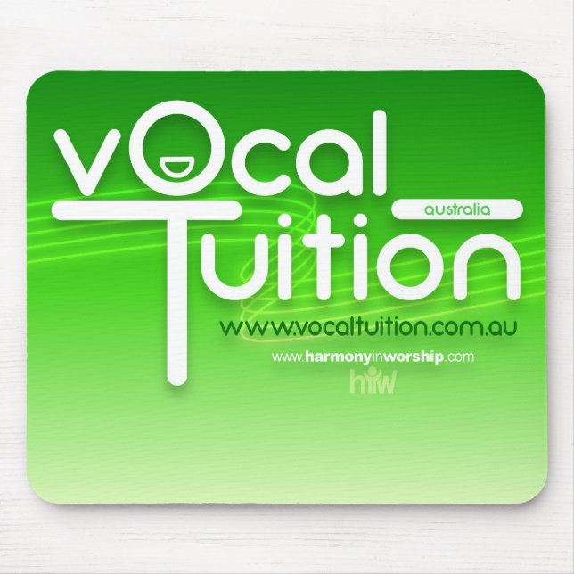 VocalTuition Aus Mousepad (Front)