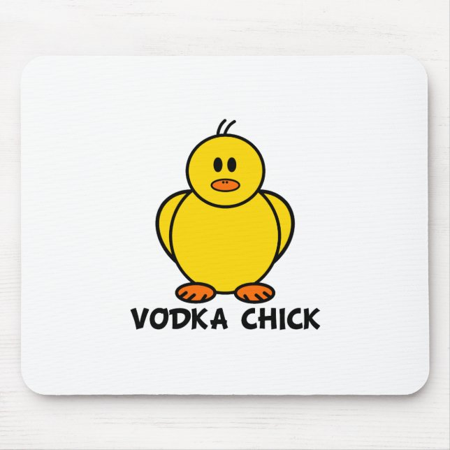 Vodka Chick Mouse Pad (Front)